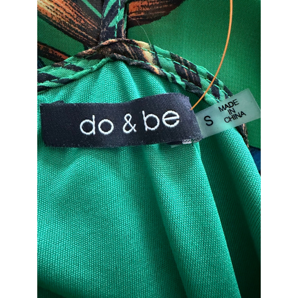 do & be Green Tropical Print Maxi Dress S - Picture 3 of 12